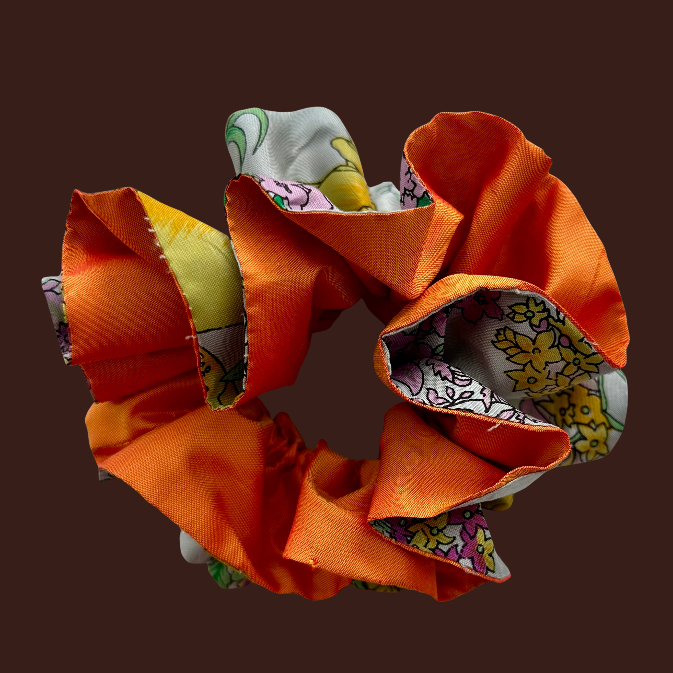 Silk Bloom Scrunchie- Amy