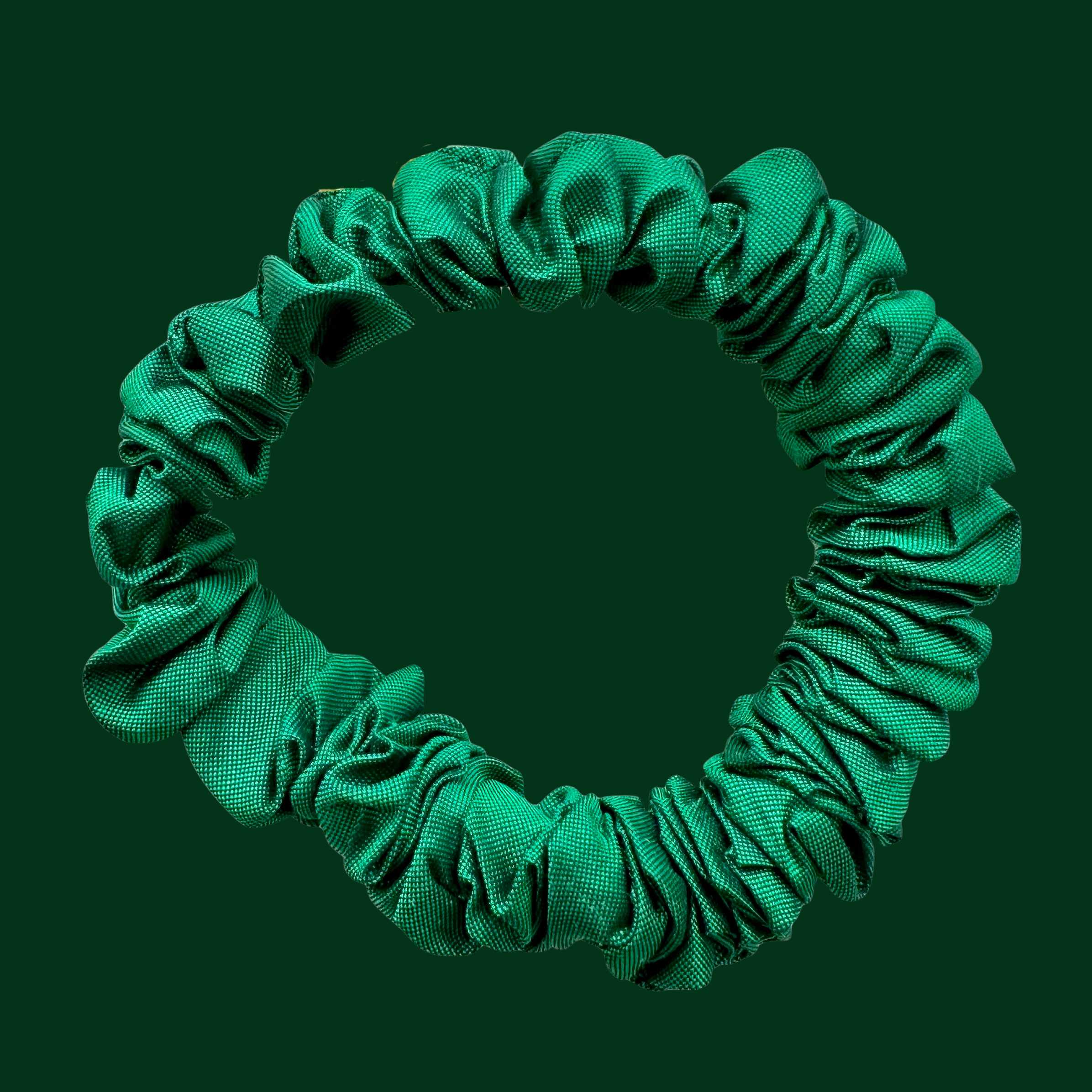 Silk Slim Scrunchie- Carol