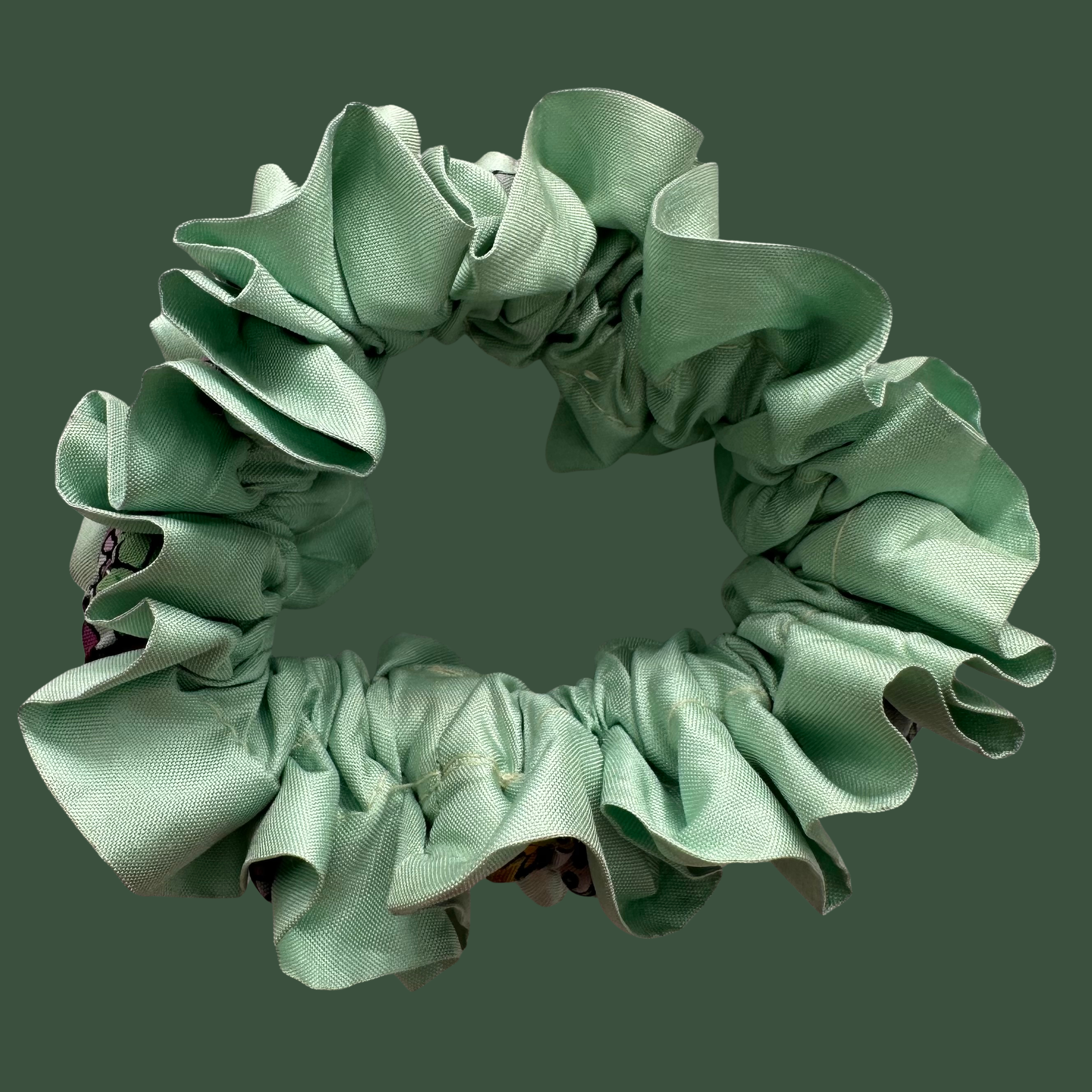Silk Bloom Scrunchie- Céline