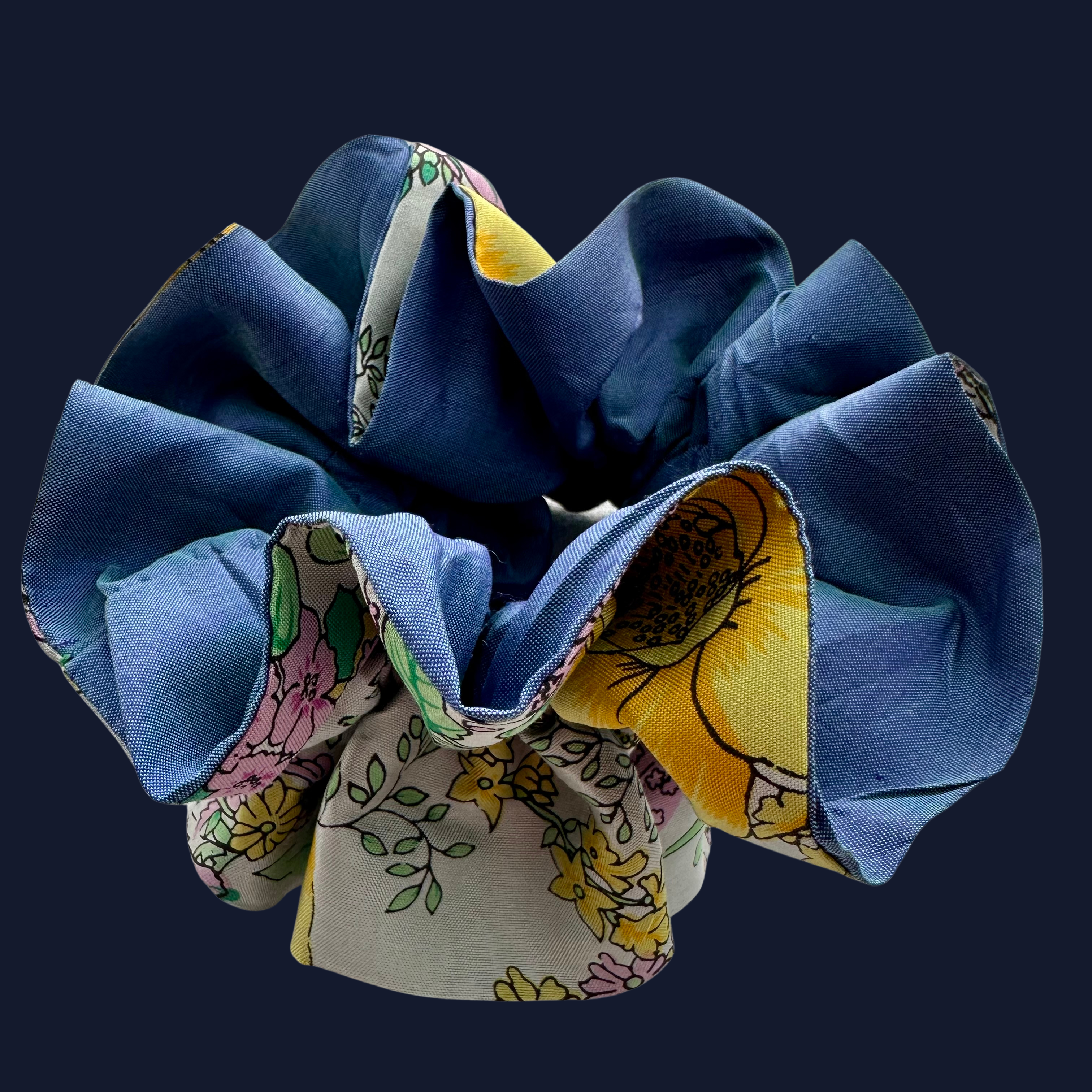 Silk Bloom Scrunchie- Eleonora