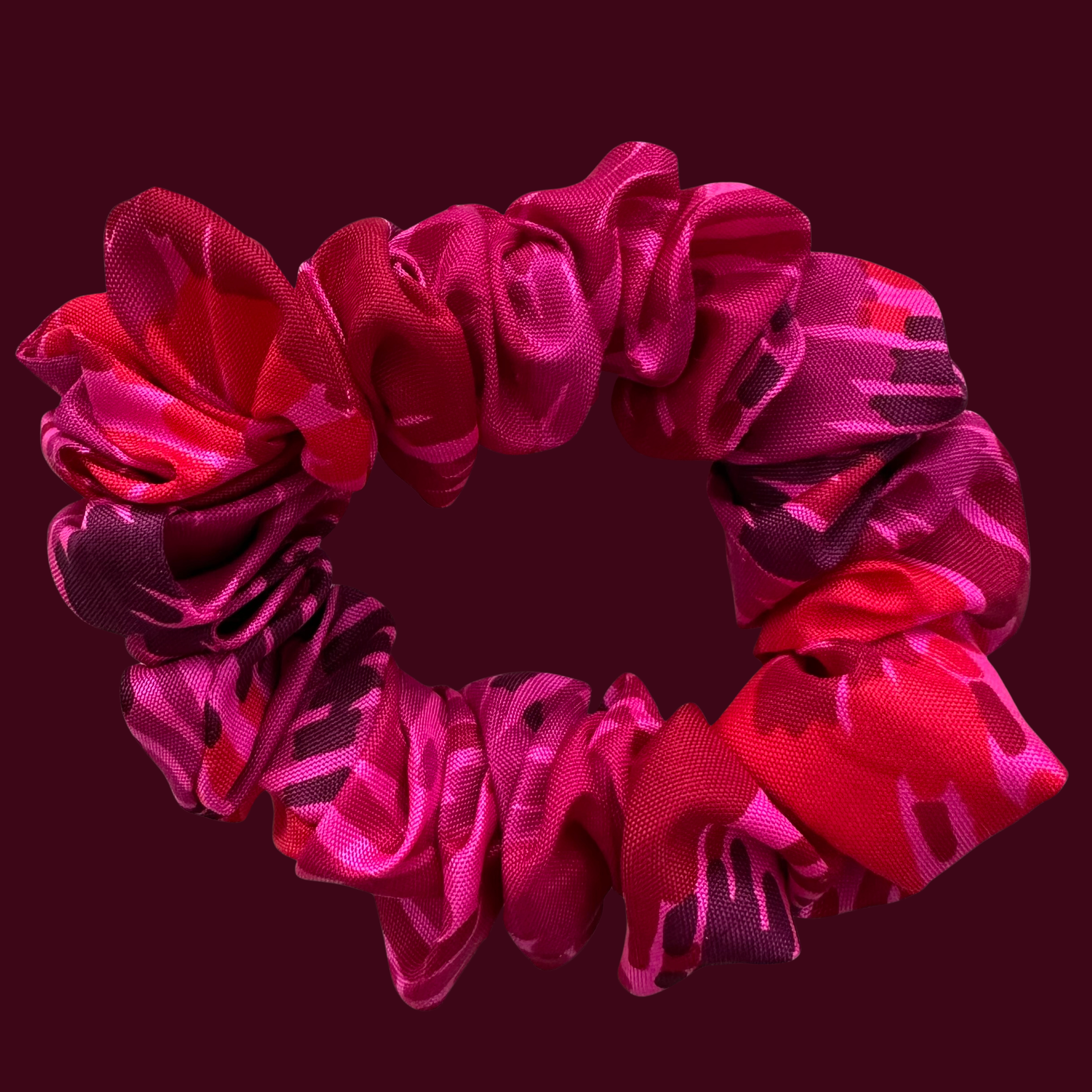Silk Slim Scrunchie- Venessa big