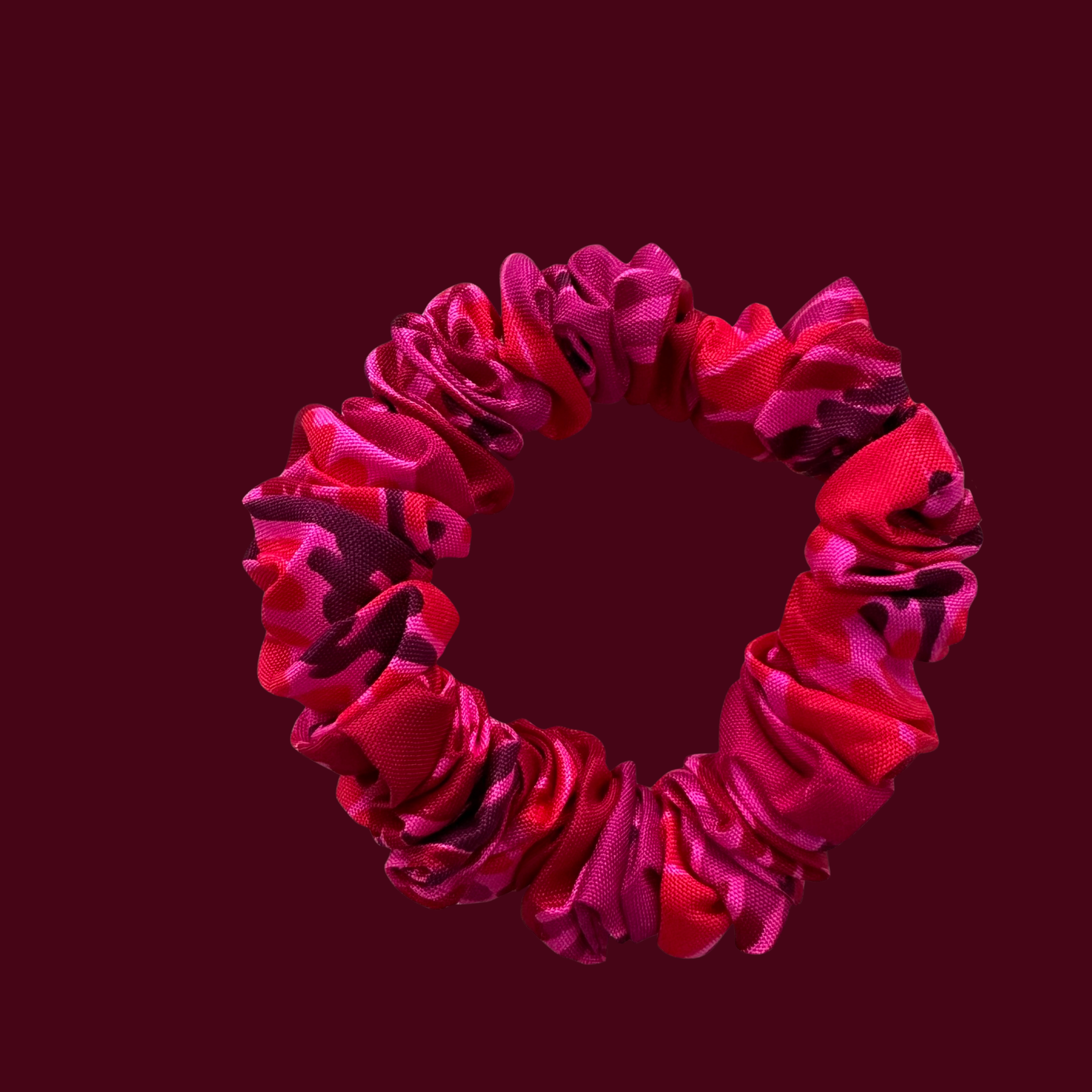 Silk Slim Scrunchie- Venessa small
