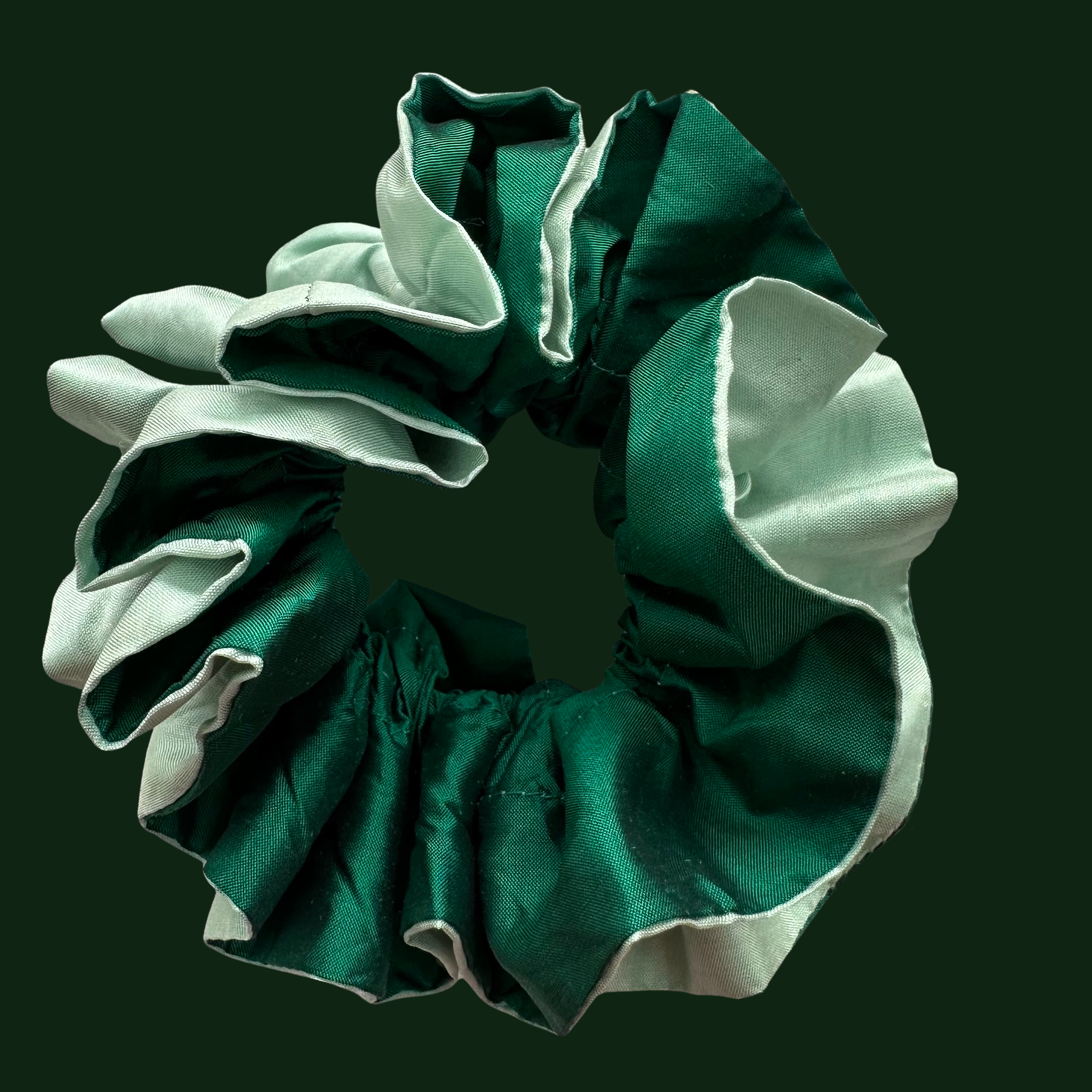 Silk  Bloom Scrunchie- Abigail