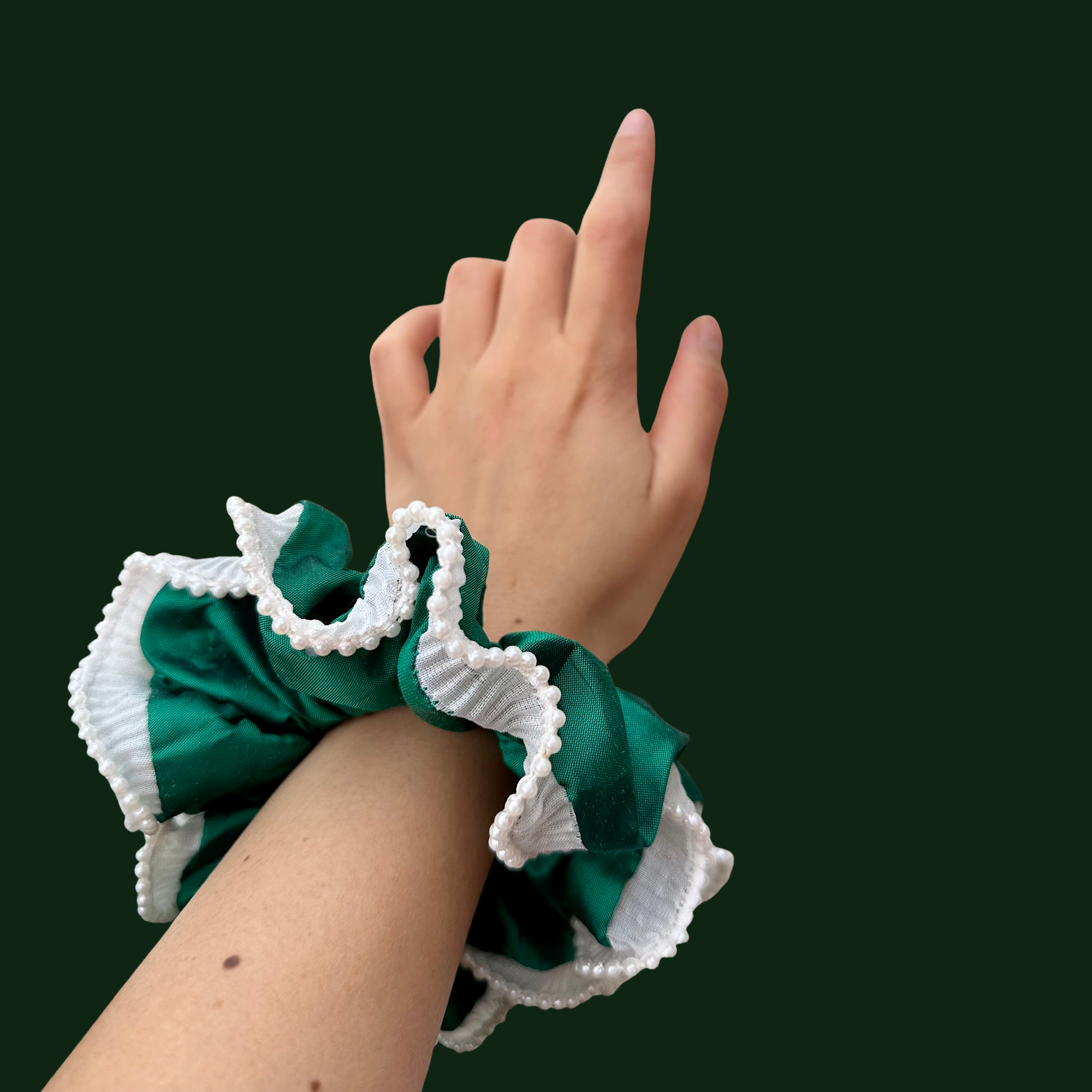 Silk  Bloom Scrunchie- Chiara