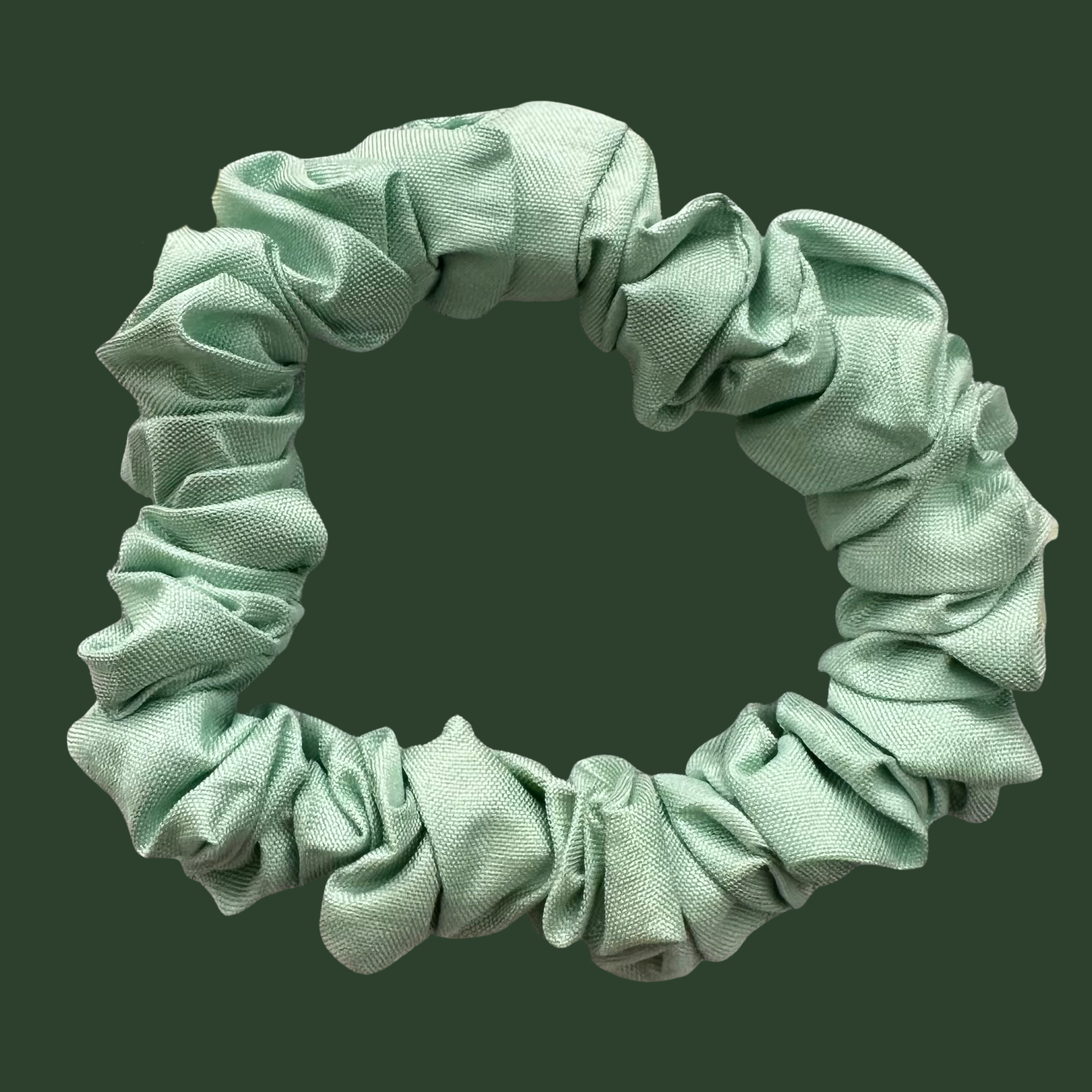 Silk Slim Scrunchie- Angela