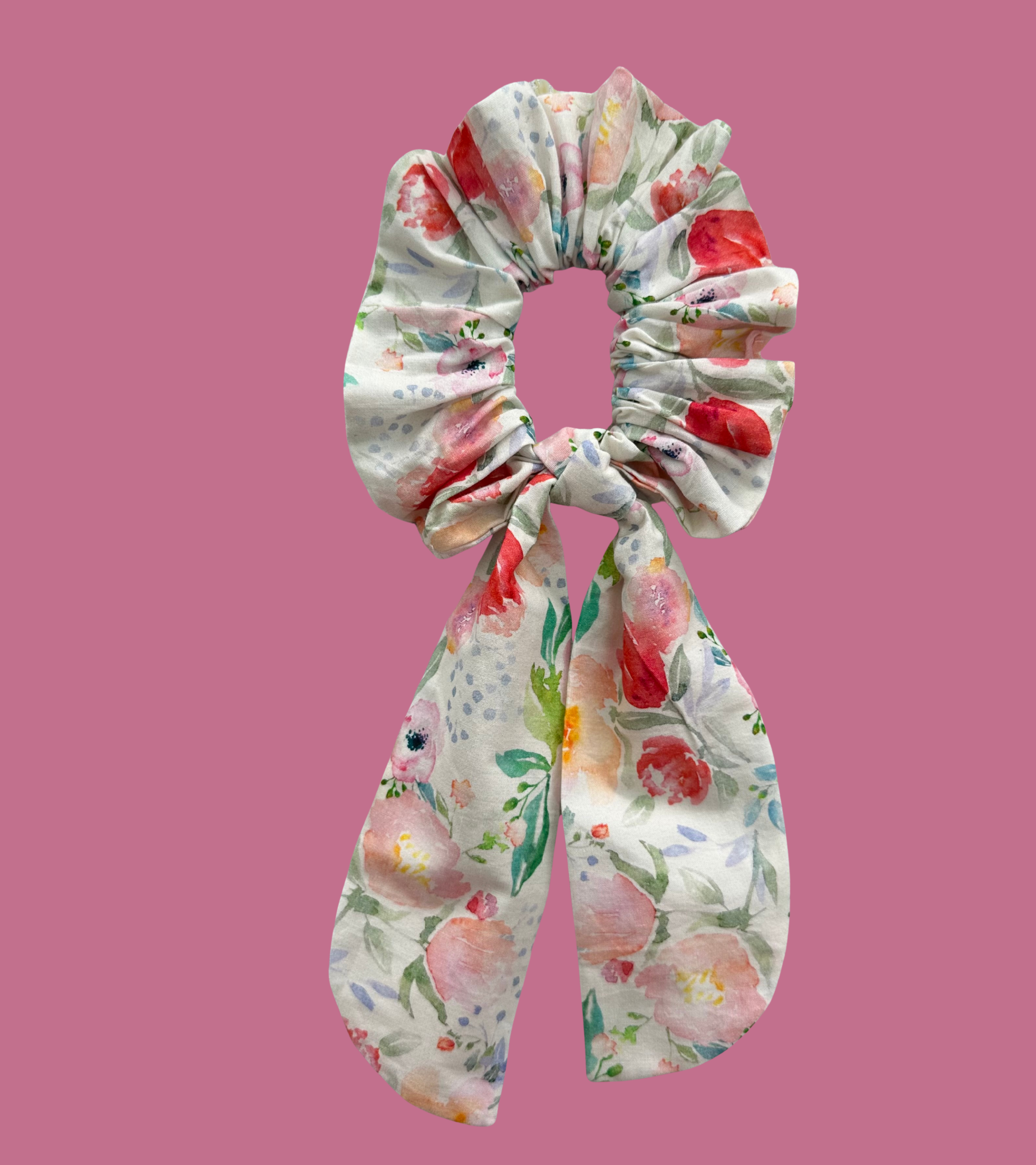 Bow Scrunchie- Clara