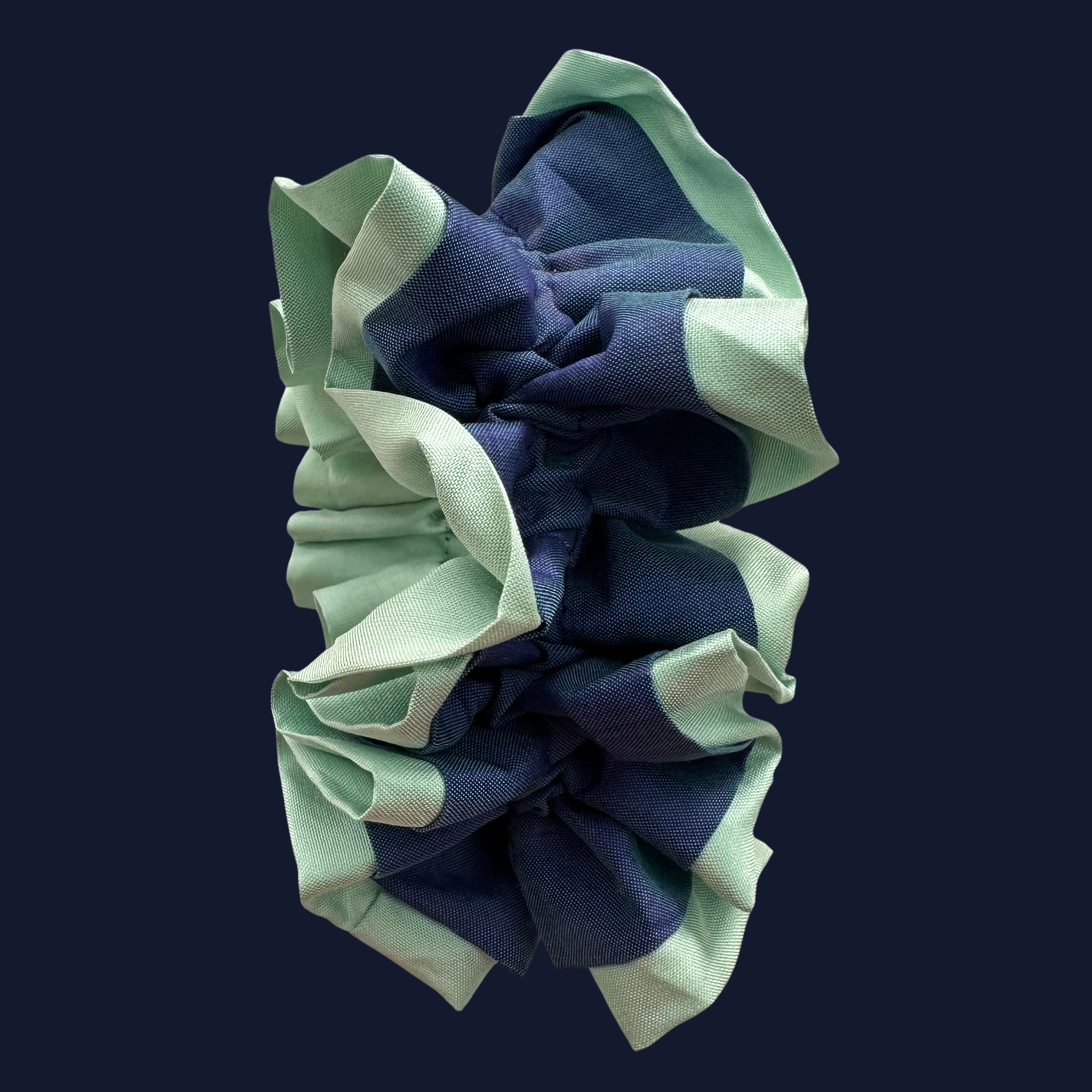 Silk  Bloom Scrunchie- Flavia