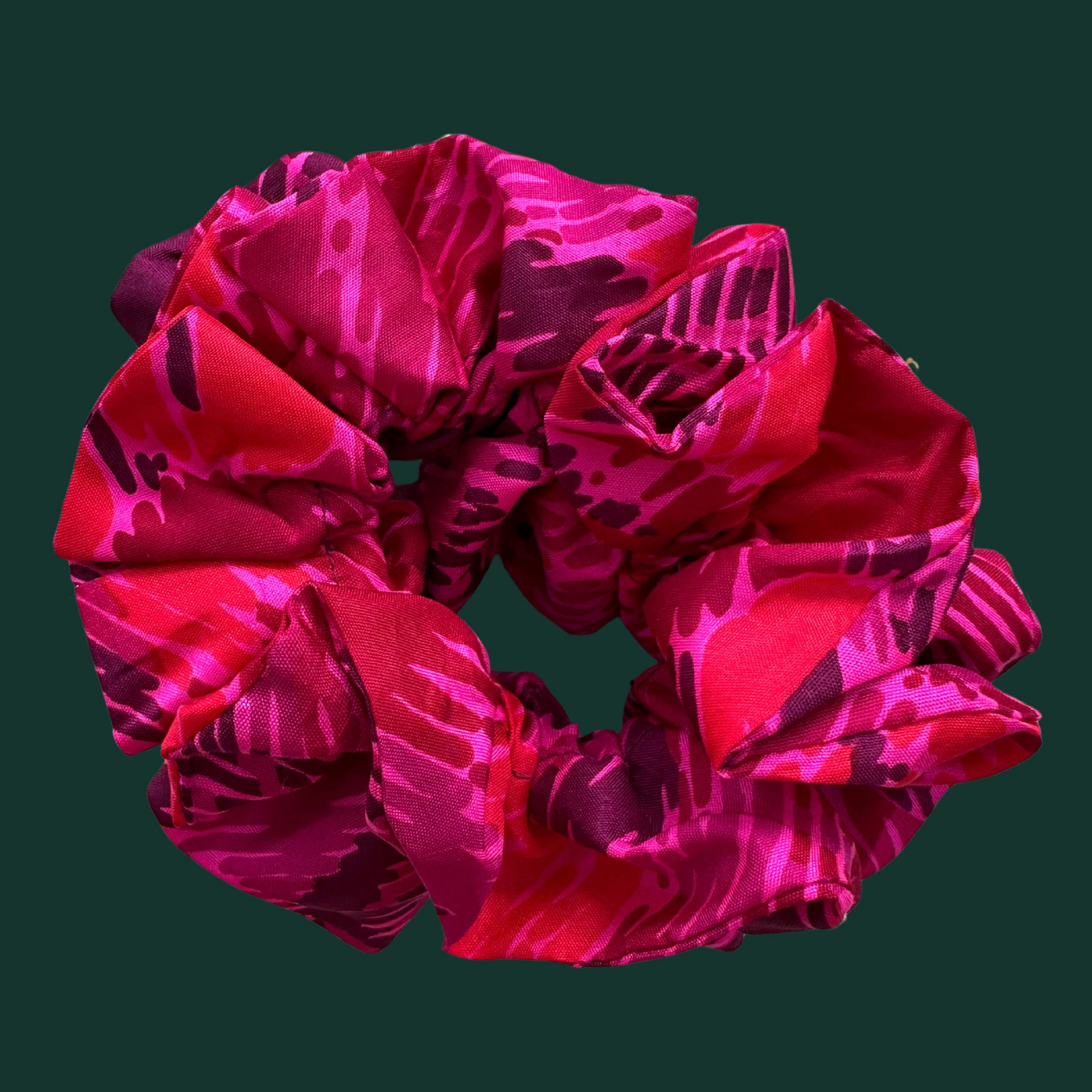 Silk  Bloom Scrunchie-Lucia
