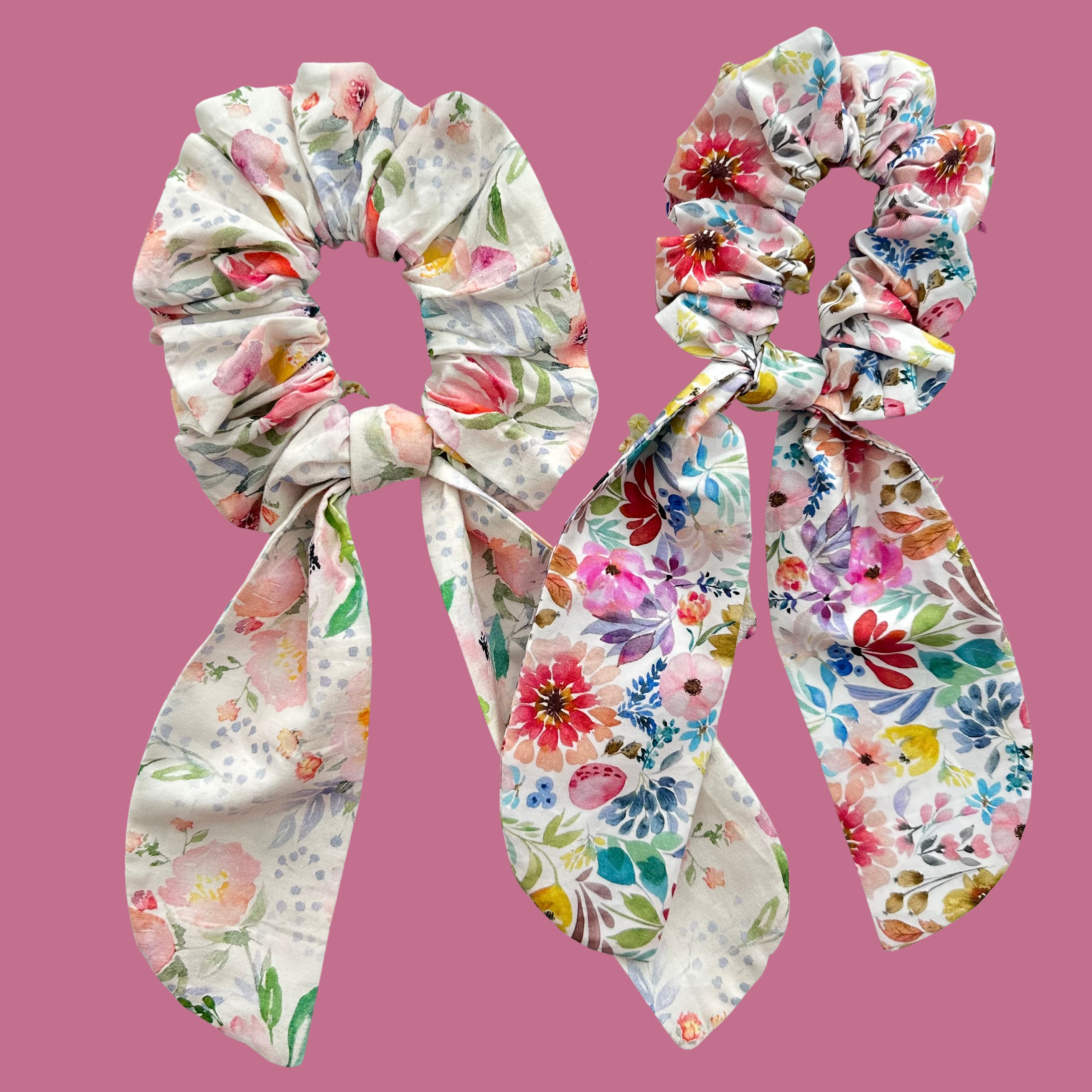 Bow Scrunchie- Clara