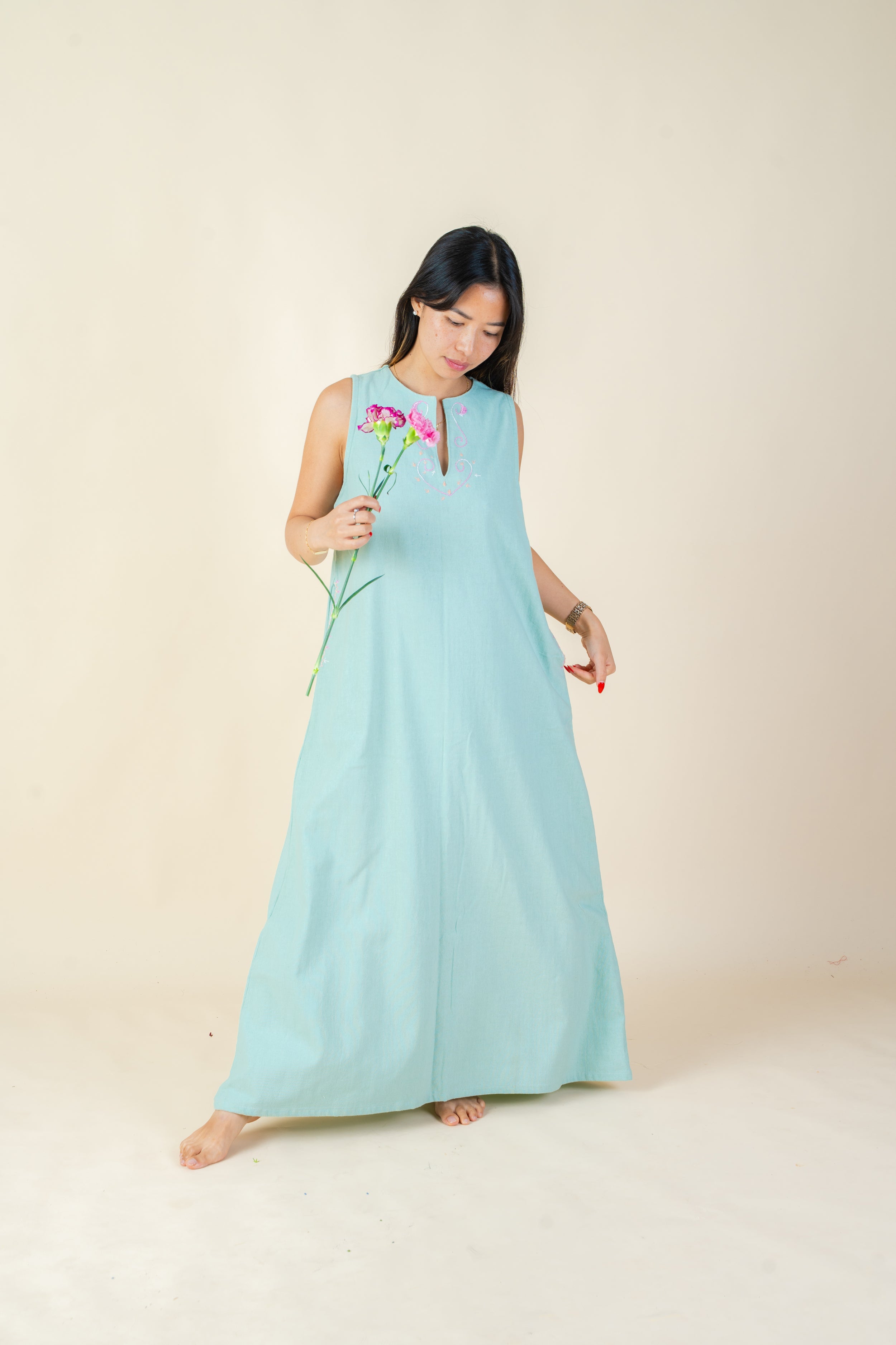 Anja Soft  Ritual Dress Embroidered