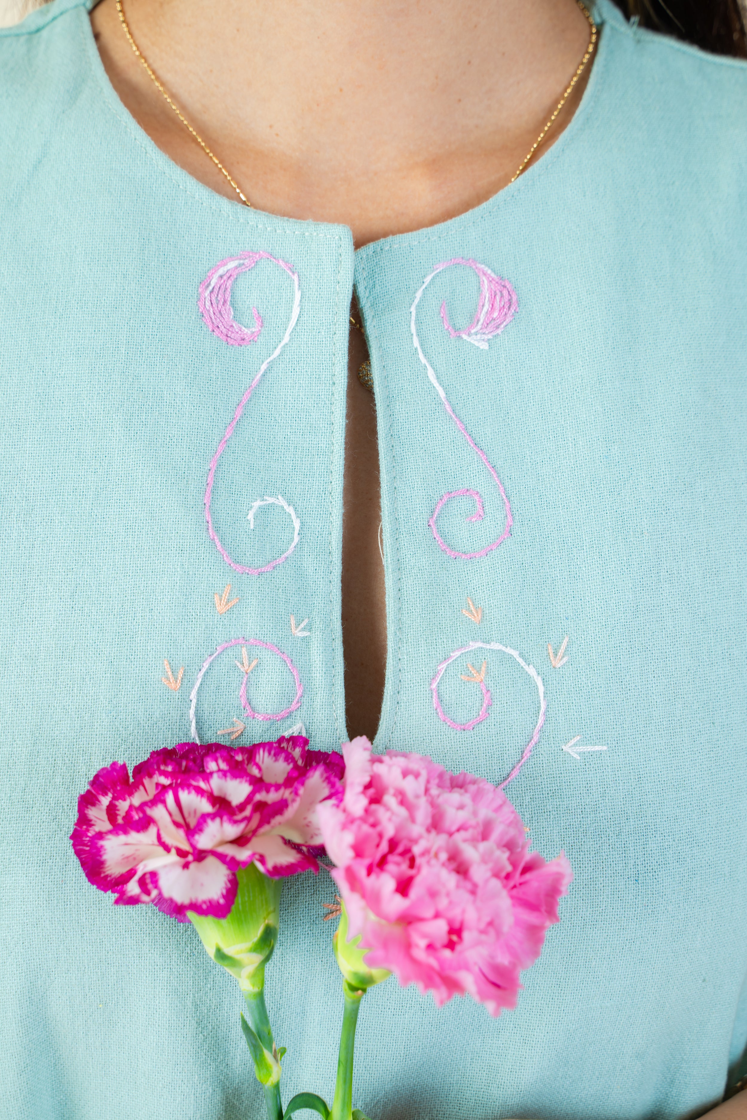 Anja Soft  Ritual Dress Embroidered